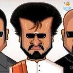Graphicurry Evolution Of Rajini Laminated Poster