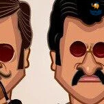 Graphicurry Evolution Of Rajini Laminated Poster