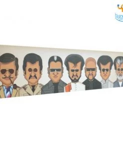 Graphicurry Evolution Of Rajini Laminated Poster