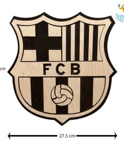 Bigsmall_cc Barcelona Engraved Wooden Crest