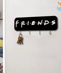 Bigsmall_cc All Of It Friends Wooden Key Holder
