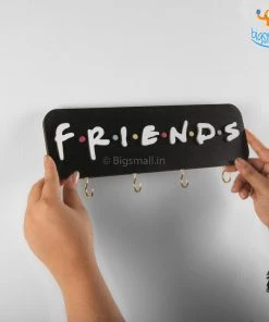 Bigsmall_cc All Of It Friends Wooden Key Holder