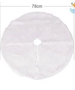 Coral Tree All Of It Faux Fur Christmas Tree Mat