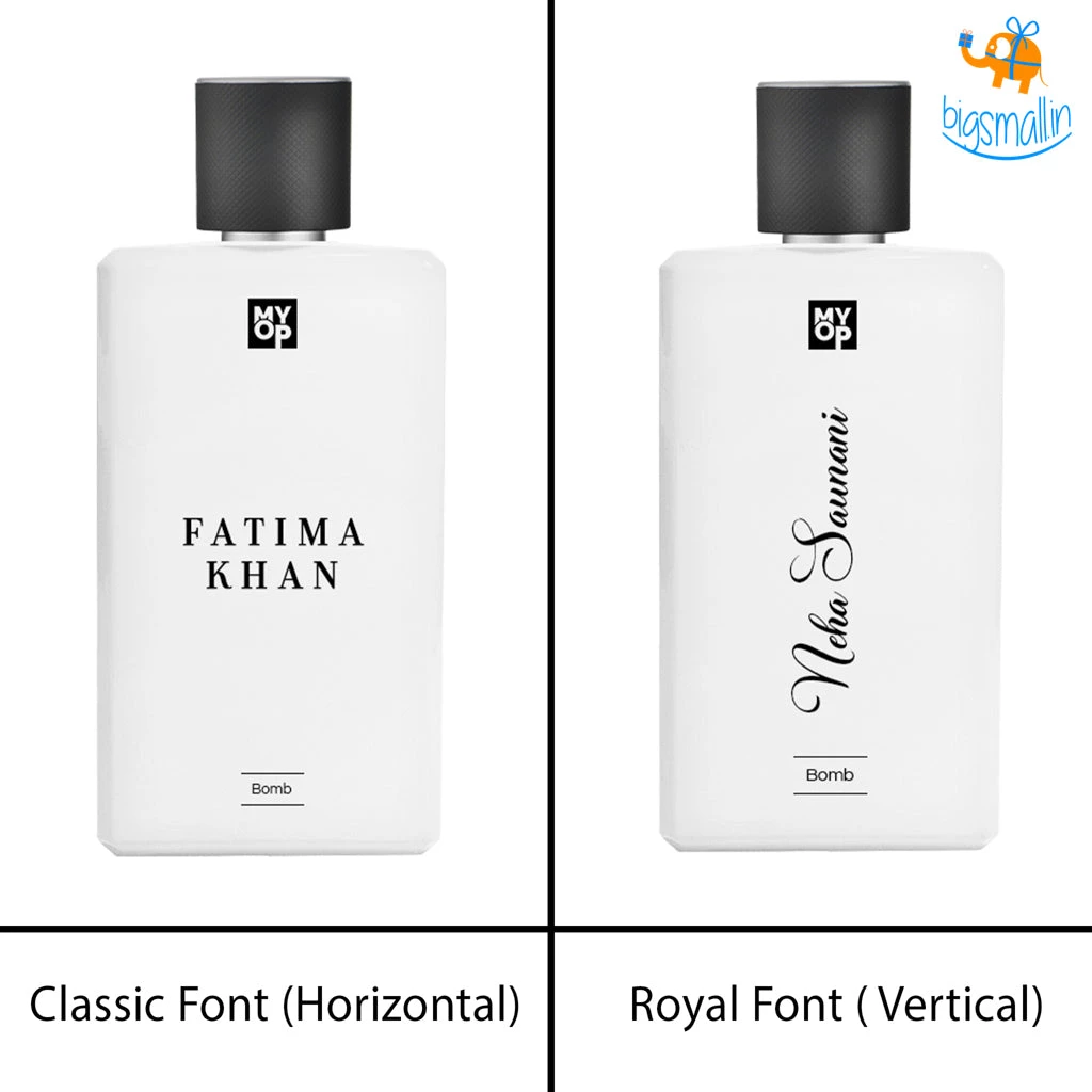 MYOP Personalized Perfume For Women - Bomb | COD Not Available
