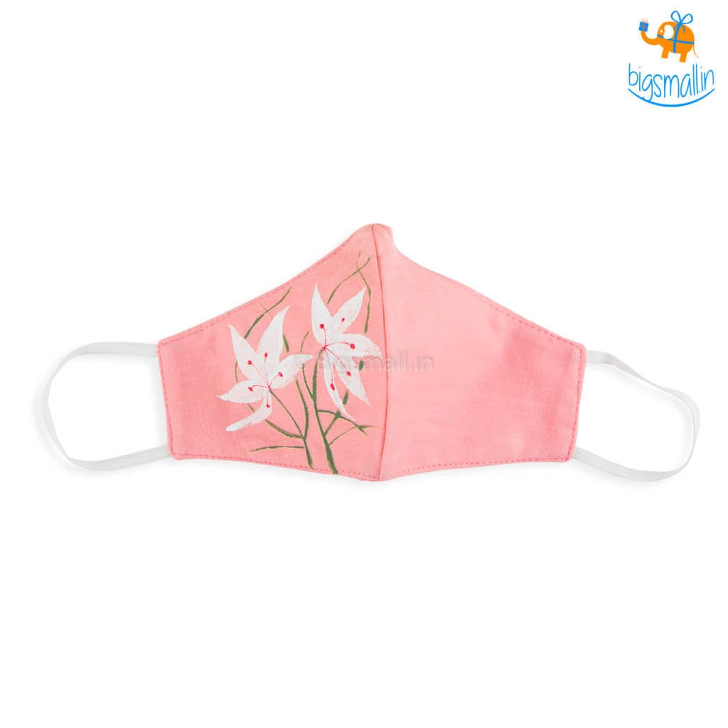 ATUT All Of It Hand-Painted Floral Cotton Mask