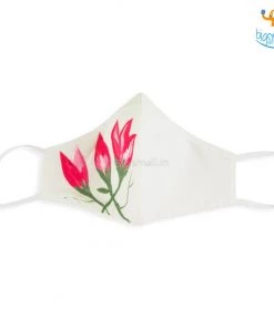 ATUT All Of It Hand-Painted Floral Cotton Mask
