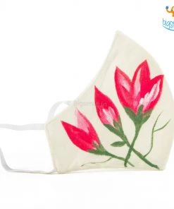 ATUT All Of It Hand-Painted Floral Cotton Mask