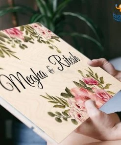 Chitra Chaya Personalized Flower Theme Name Plate | COD Not Available