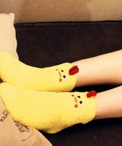 VinnyC Fluffy Christmas Socks