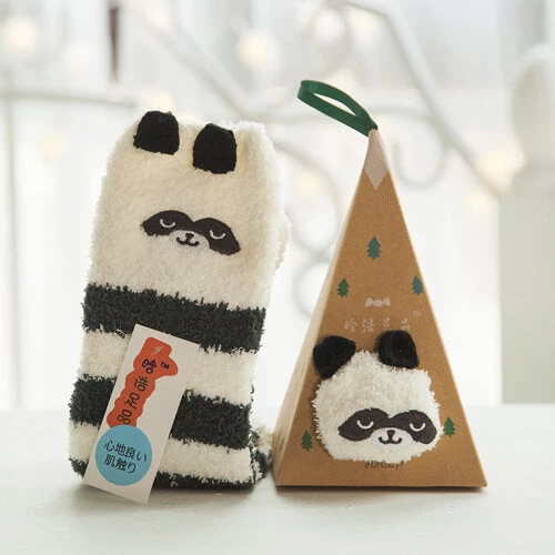 VinnyC Fluffy Christmas Socks