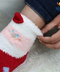 VinnyC Fluffy Christmas Socks