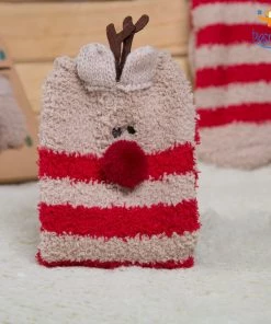 VinnyC Fluffy Christmas Socks