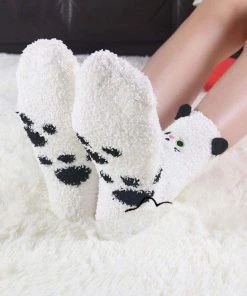 VinnyC Fluffy Cushion Socks