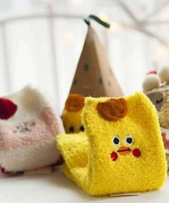 VinnyC Fluffy Cushion Socks