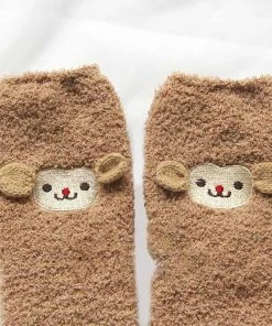 VinnyC Fluffy Cushion Socks
