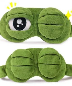 VinnyC 3D Plush Frog Eye Mask