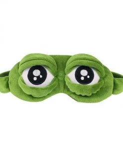 VinnyC 3D Plush Frog Eye Mask