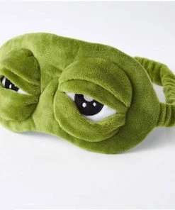 VinnyC 3D Plush Frog Eye Mask