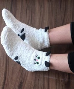 VinnyC Fluffy Cushion Socks