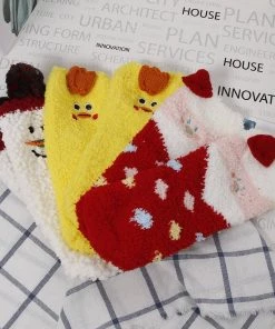 VinnyC Fluffy Cushion Socks