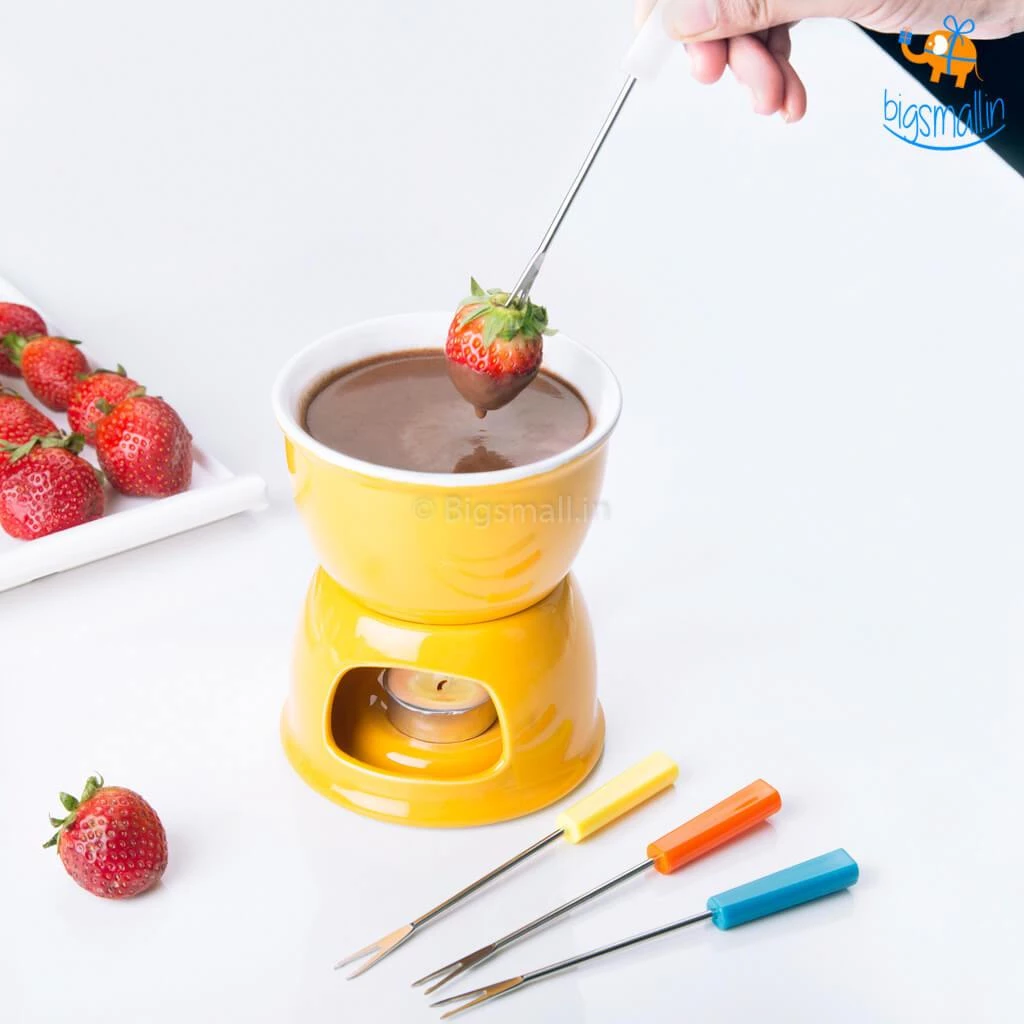 Devnow Ceramic Fondue Set Father's Day