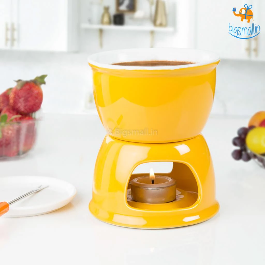 Devnow Ceramic Fondue Set Father's Day