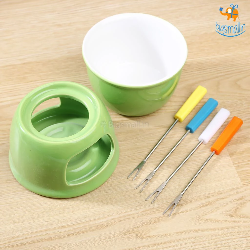 Devnow Ceramic Fondue Set Father's Day