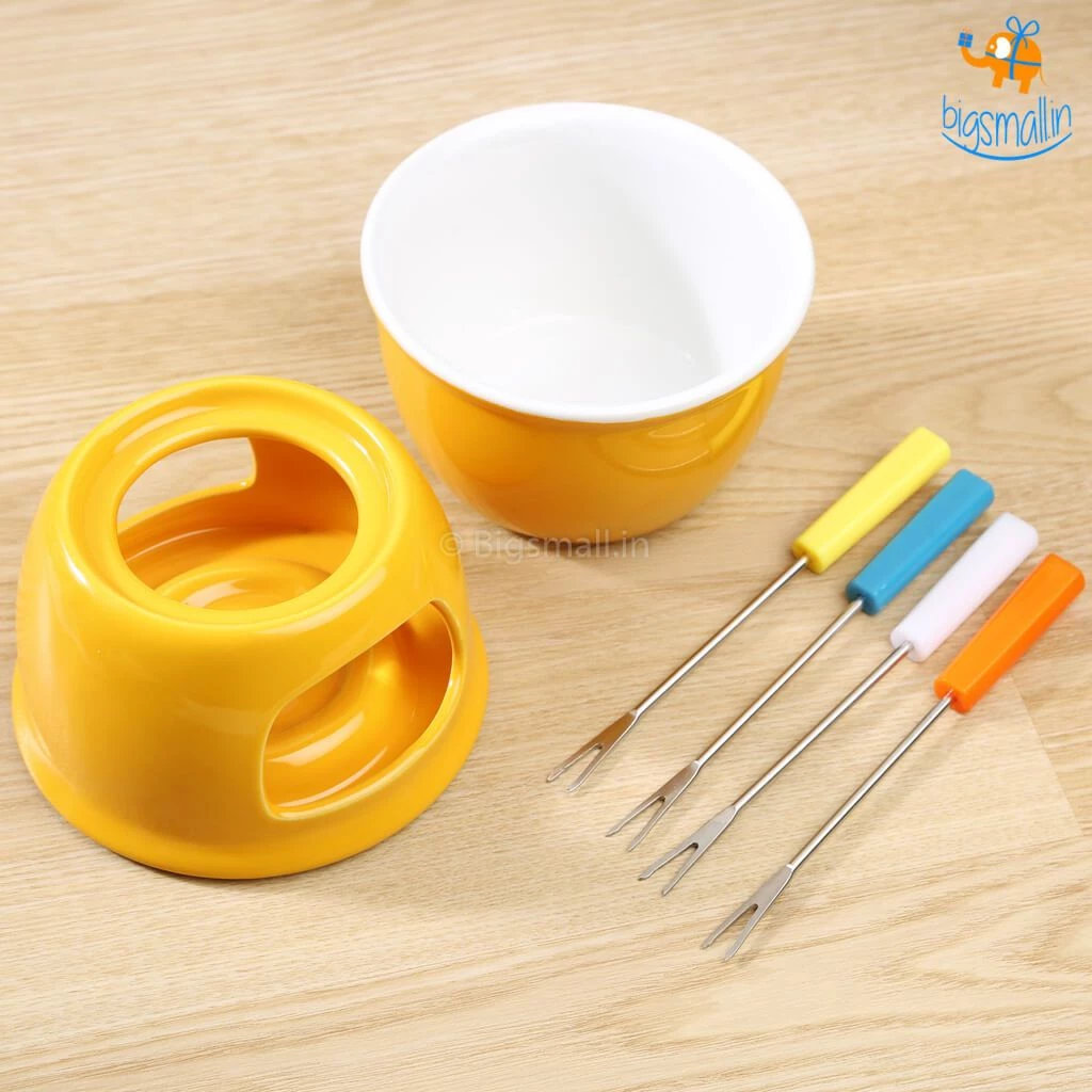 Devnow Ceramic Fondue Set Father's Day