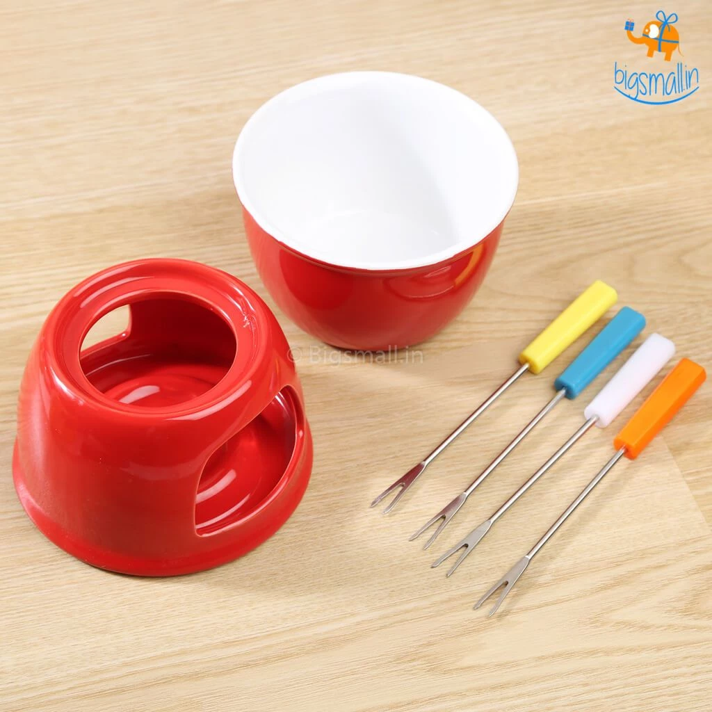 Devnow Ceramic Fondue Set Father's Day