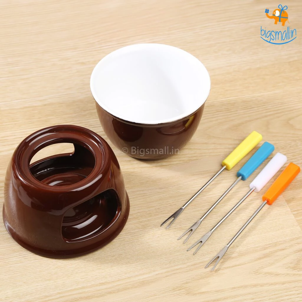 Devnow Ceramic Fondue Set Father's Day