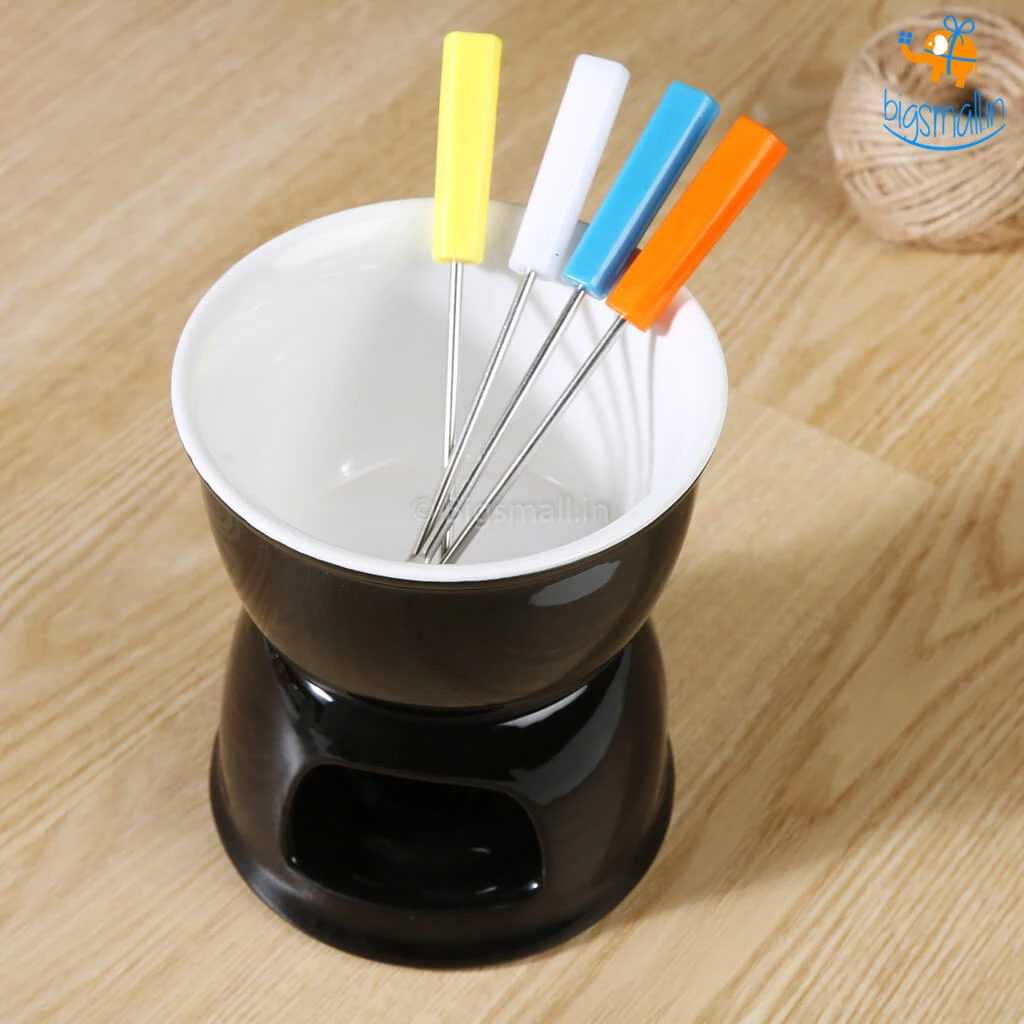 Devnow Ceramic Fondue Set Father's Day