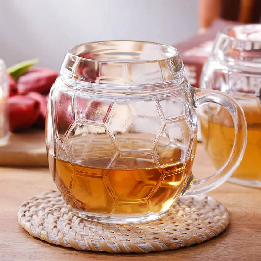 Devnow Father's Day Football Beer Mugs And Bowl Set - 3 Pcs