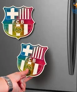 Bigsmall_cc All Of It Barcelona Wooden Fridge Magnet