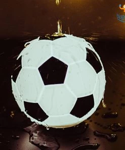 Bigsmall_hmk Football Silicone Night Light Lamp