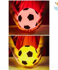 Bigsmall_hmk Football Silicone Night Light Lamp