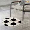Rug Imitiyaz Football Shaped Rug
