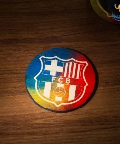 Bigsmall_cc Barcelona Wooden Coasters - Set Of 4 All Of It