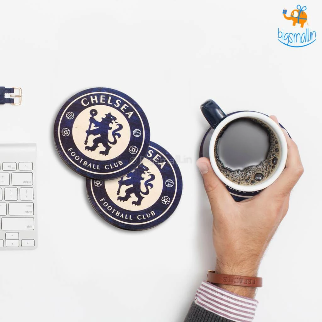 Bigsmall_cc Chelsea Wooden Coasters - Set Of 4 All Of It