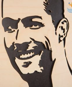 Bigsmall_cc Footballer Engraved Wooden Frame (19 X 13 Inches)