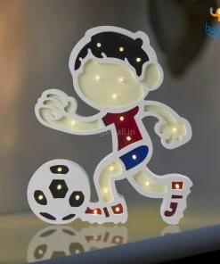 Bigsmall All Of It Footballer Wooden LED Lamp