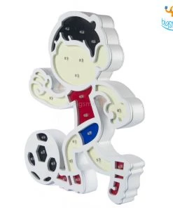 Bigsmall All Of It Footballer Wooden LED Lamp