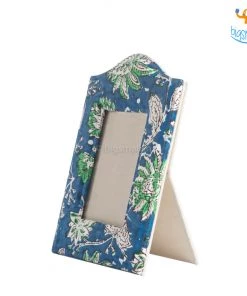 Ascetic Blue Floral Photo Frame
