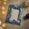 Ascetic Blue Floral Photo Frame