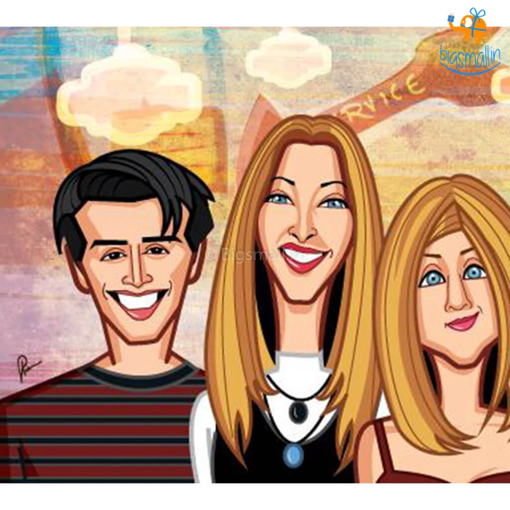 Graphicurry All Of It Friends Laminated Poster