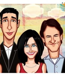 Graphicurry All Of It Friends Laminated Poster