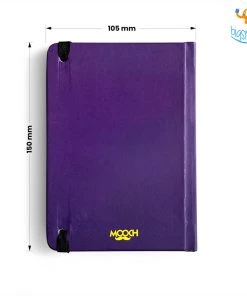 Mooch Design Studio All Of It Purple Door Friends A6 Notebook With Elastic