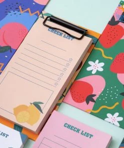 Lemonade Fruity Clipboard With Checklist Corporate
