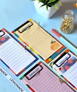 Lemonade Fruity Clipboard With Checklist Corporate