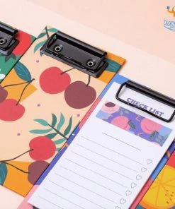 Lemonade Fruity Clipboard With Checklist Corporate