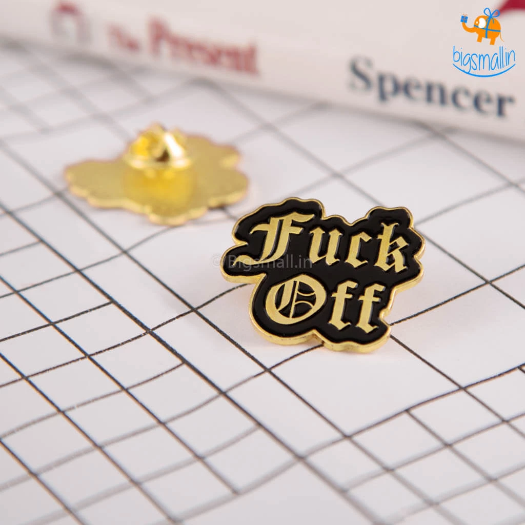 Bigsmall_piu F Off Lapel Pin All Of It